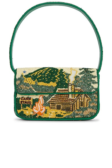 Staud Tommy Beaded Bag in Camp Staud