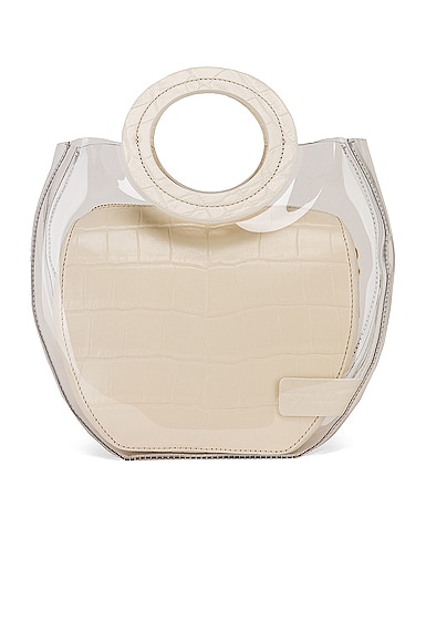 Staud Frida Bag in Clear Cream FWRD