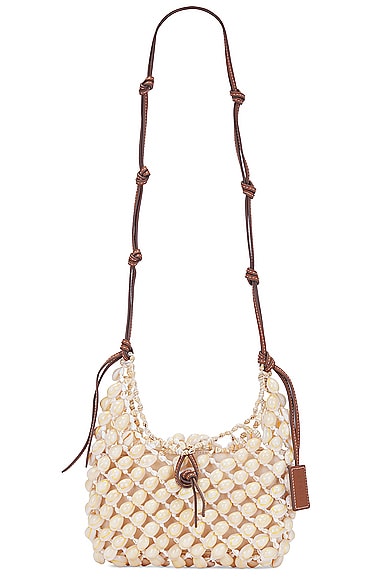 Staud Vacanza Shell Shoulder Bag in Neutral
