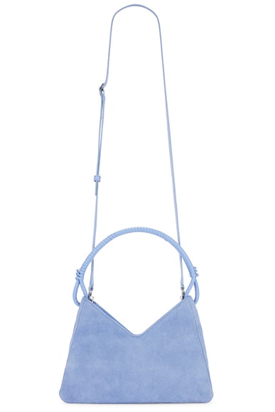 Staud Valerie Shoulder Bag in Blue Hydrangea
