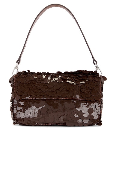 Staud Timmy Shoulder Bag in Cacao