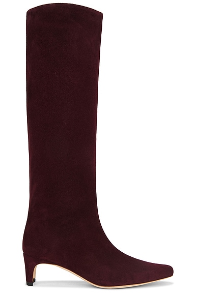 Staud Wally Boot in Syrah
