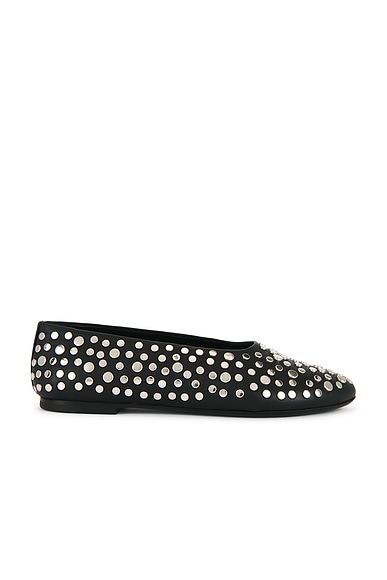 Staud Alba Ballet Flat in Rivets