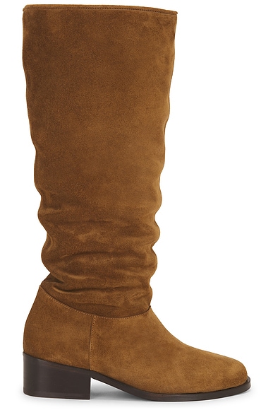 Staud Indie Slouch Boot in Cigar