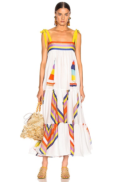 SILVIA TCHERASSI for FWRD Tayrona Dress in Sailboat Stripes