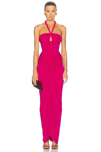SILVIA TCHERASSI Tori Dress in Fuchsia
