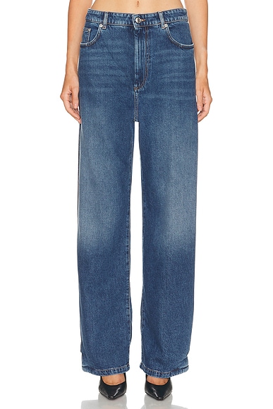 Sportmax Gastone Wide Leg in Midnight Blue