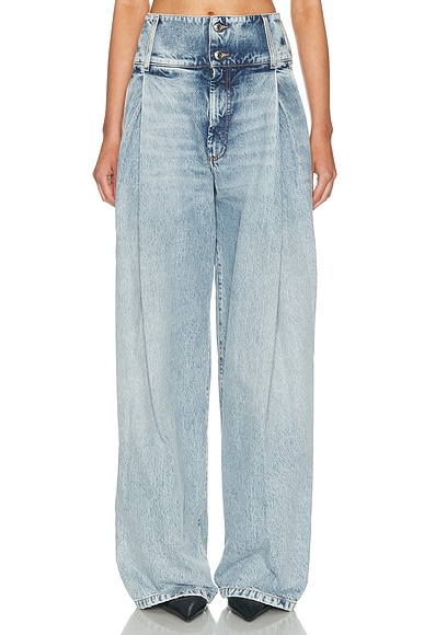 Sportmax Albatro Wide Leg in Midnight Blue