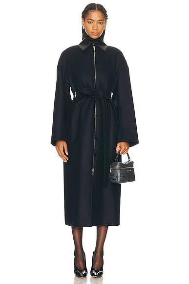 Sportmax Gene Coat in Midnight Blue