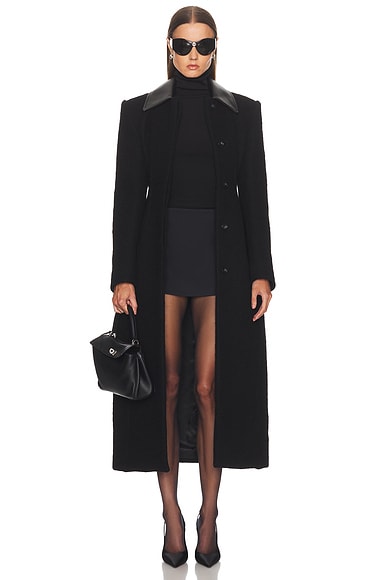Sportmax Aere Coat in Black