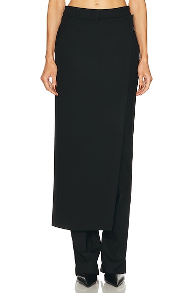 Sportmax Utopia Long Trouser in Black
