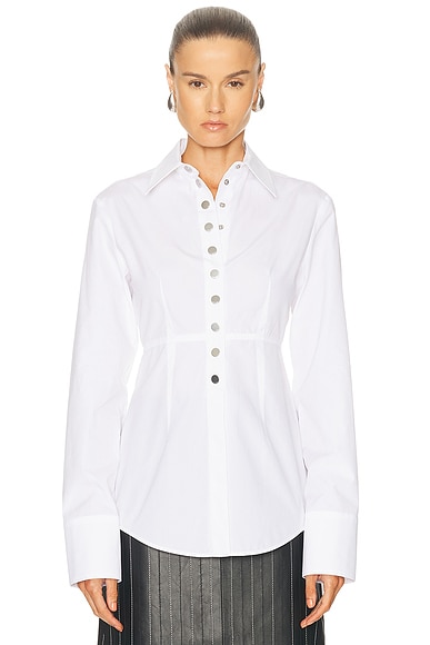 Azoto Top in Optical White