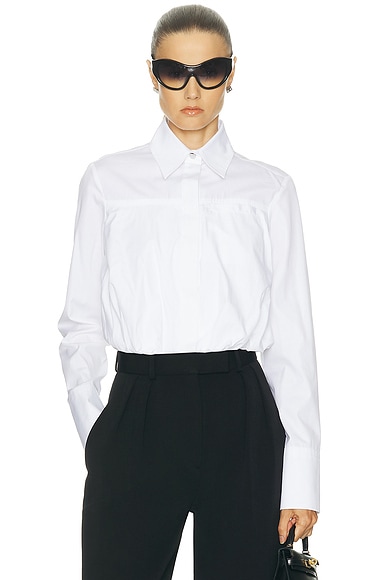 Sportmax Zemira Shirt in Optical White