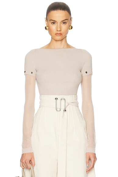 Sportmax Alcide Top in Turtledove