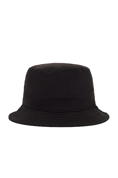Shop Stone Island Bucket Hat In Black