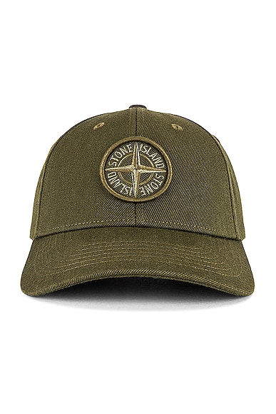 Stone Island Hat in Olive