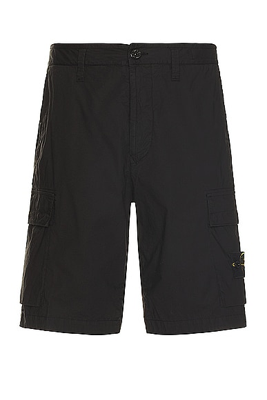Stone Island Bermuda Shorts in Black