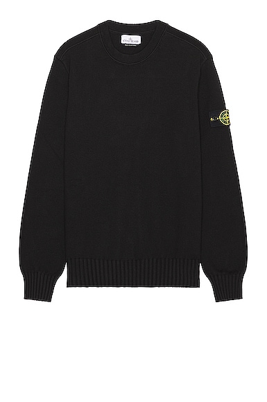 Shop Stone Island Knit Sweater In Black