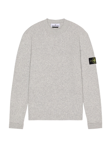 Stone Island Sweater in Melange Grey