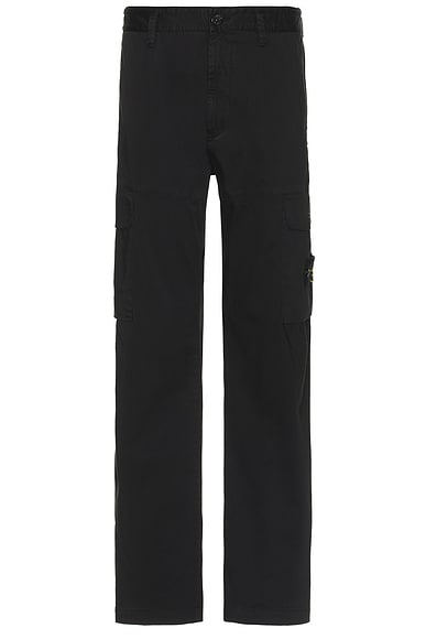 Stonewashed Stride Cargo Pants - Black main image 0