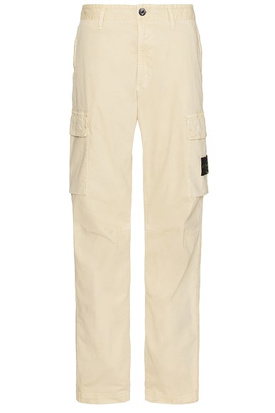 Stone Island Cargo Pant in Oat