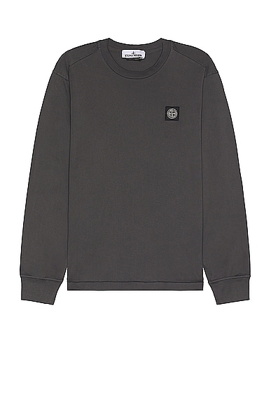Stone island shop charcoal sweatshirt