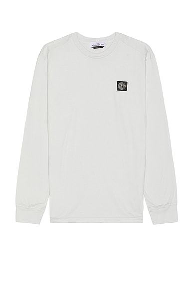 Stone Island Long Sleeve T-Shirt in Sky Blue