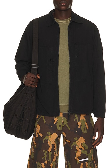 Garment Dyed Cotton Ripstop Overshirt