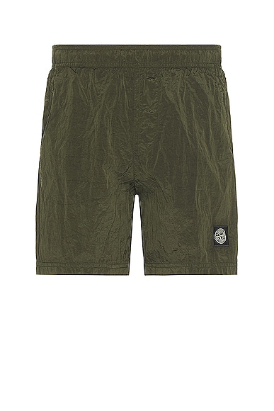 Stone Island Swim Shorts in Olive