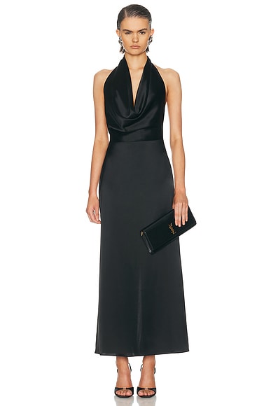SEV Halter Dress in Black
