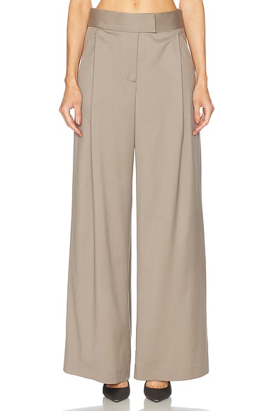 SEV Wide Leg Pant in Taupe