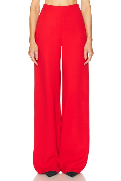 SEV Wide Leg Pant in Red