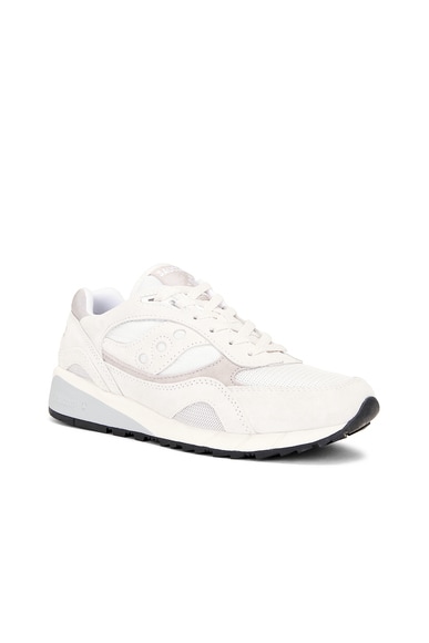 Shop Saucony Shadow 6000 In White & Grey