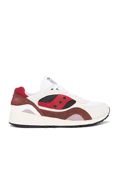 Saucony Shadow 6000 in White & Rust
