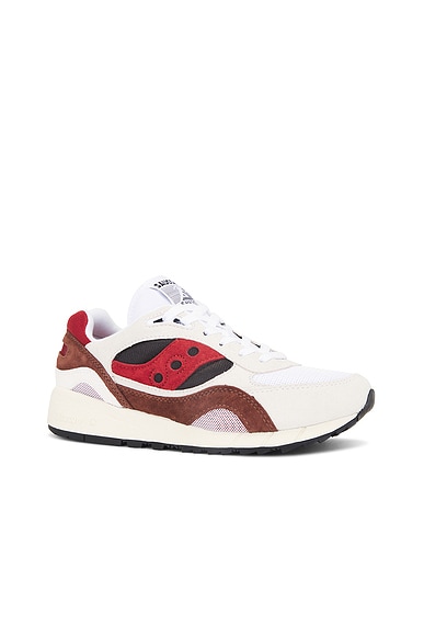 Shop Saucony Shadow 6000 In White & Rust