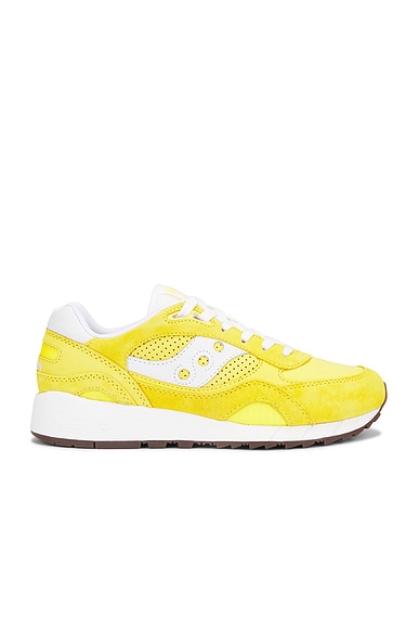 Shop Saucony Shadow 6000 In Yellow & White
