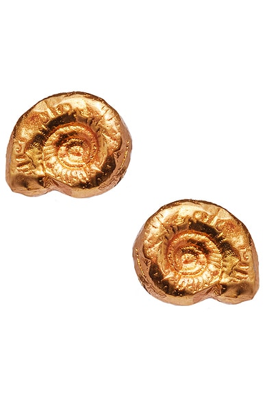 Simuero Ovi Earrings in Yellow Gold