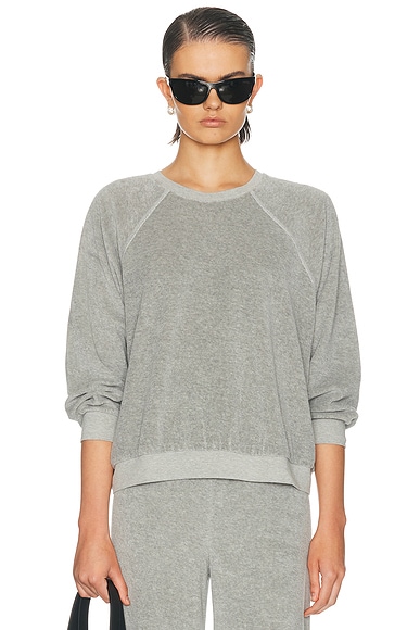 Suzie Kondi Samos Terry Sweatshirt in Grey Heather