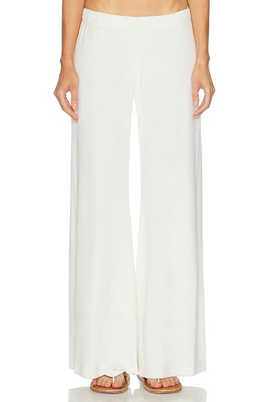 Lito Low Rise Terry Flare Pant