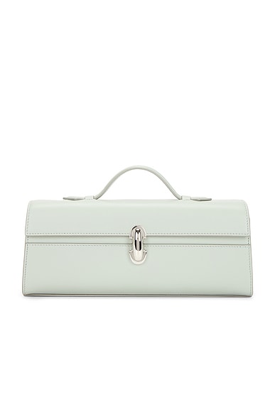 Savette Slim Symmetry Pochette Bag in Mist