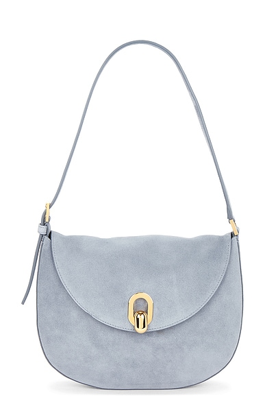 Savette Small Tondo Hobo Bag in Denim
