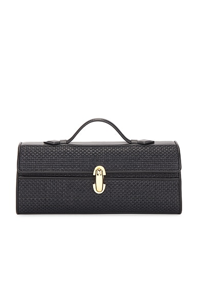 Savette Slim Symmetry Pochette Bag in Black