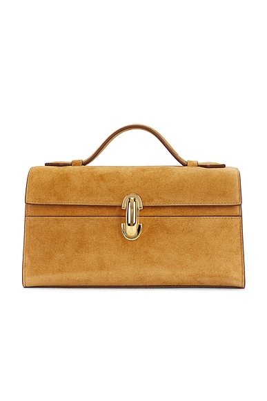 Savette Symmetry Pochette Bag in Saddle