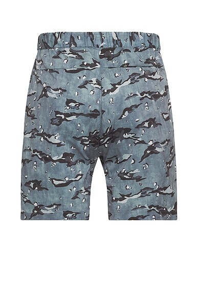 Shop Snow Peak Printed Breathable Quick Dry Shorts In Grey