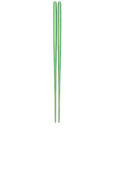 Snow Peak Titanium Chopsticks in Green