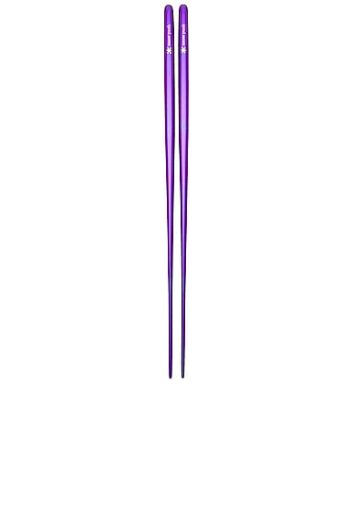 Snow Peak Titanium Chopsticks in Purple