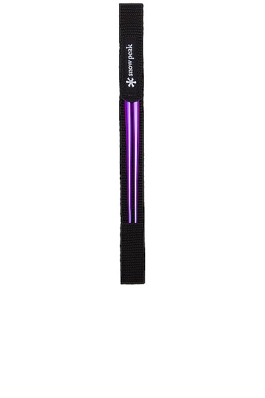 Shop Snow Peak Titanium Chopsticks In Purple