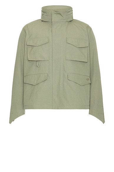 Visvim Sanjuro Benny Jacket in Olive | FWRD