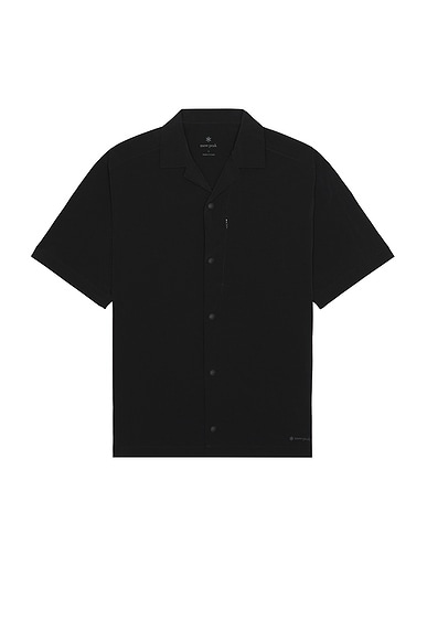 Shop Snow Peak Breathable Quick Dry Shirt In Black