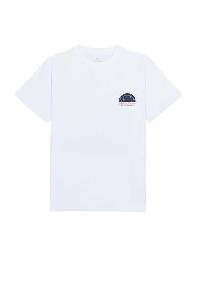 Shop Snow Peak Alpha Breeze Typography T-shirt In White